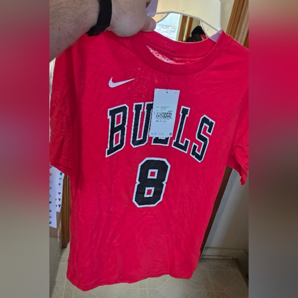 Nike Youth Bulls Lavine Graphic T-Shirt Youth Large $10.00 NWT